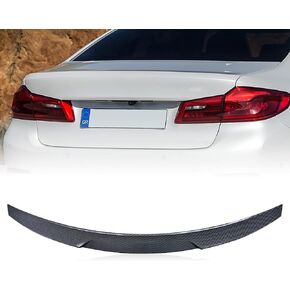 G30 Trunk Spoiler Wing Compatible with 2017-2023 BMW 5 Series G30 Sedan F90 M5 Spoiler (DN-Type), Carbon Fiber Hydro-Dipping