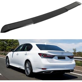 cciyu Visor Roof Spoiler Fits for 2013-2020 for Lexus GS350 GS450H F Sport GS200T GSF Rear Window Roof Spoiler(ABS Glossy Black)