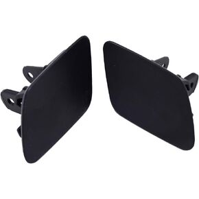 CNUPSM Headlight Washer Cover Cap 1 Pair Front Left And Right Compatible with BMW X5 E70 Driver & Passenger Side 51657199141 51657199142