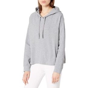 Danskin Women's Ribbed Pullover Hoodie
