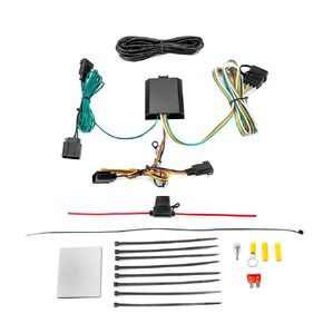 WeiSen Custom 4-Pin Trailer Wiring Harness Compatible with 2008-2017 Jeep Patriot, 2008-2013 Dodge Durango, Caliber, Grand Caravan, 2008-2010 Chrysler Town and Country, Towing Hitch Wiring Harness Kit