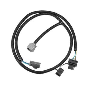X AUTOHAUX 65" 4 Way Flat Trailer Wiring Harness for Jeep Wrangler JK 2007 2008 2009 2010 2011 2012 2013 2014 2015 2016 2017 Towing Wiring Kit Hitch Wiring Harness 17275.01