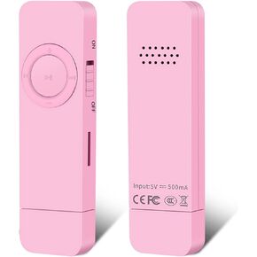 MP3 Player, Music Player with 8GB Micro SD Card, Built-in Speaker, Ultra Slim Music Player, Portable HiFi Lossless Sound, Support up to 64GB in Saudi Arabia