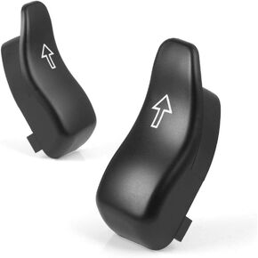 KiWAV Turn Signal Extension Caps Black compatible for Harley 14-Later Touring