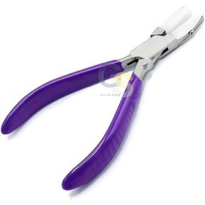 Flat Nylon Jaws Pliers Straight Harden Wire Wrap Bead PL-02 by G.S Online Store