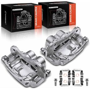 A-Premium Disc Brake Caliper Assembly with Bracket Compatible with Pontiac Torrent Chevy Equinox 2007-2009 Captiva Sport 2012-2015 Front Side 2-PC Set