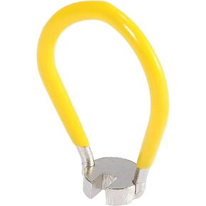 X AUTOHAUX 3.7mm Bicycle Wheel Spoke Wrench Bike Cycling Spanner Repair Tool Yellow
