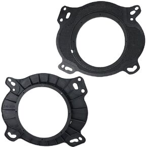 Modengzhe 2 Pcs Oval-Shape Spacer Brackets for Front Door 6.5-inch Speaker Car Audio System Modification Repair Replacement Parts Compatible with ToIIyoIIta CaIImry 2008-2012 if Applicable