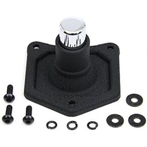 Rullo Cycles Black Solenoid Cover Starter Push Button