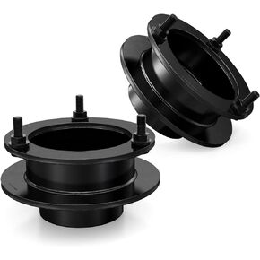 RockTrix 2" Front Lift Kit for Dodge 4WD Trucks, Compatible with Ram 1500 (1994-2001), Ram 2500 (1994-2013), Ram 3500 (1994-2012), Carbon Steel Coil Spring Spacers Leveling Kit - Black