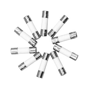 بدائل الصمامات لـ Generac 10000005117 6.3A 250V الصمامات نيسان بطارية الصمامات 5mmX20mm حزمة من 10 بدائل الصمامات للحصول على الأداء الأمثل