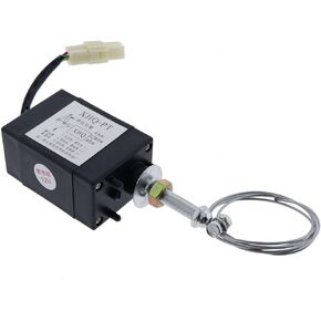 HOLDWELL 12V Engine Stop Solenoid Valve Electric Throttle Adjuster XHQ-PT