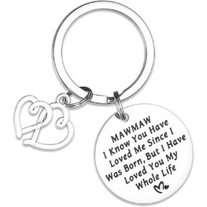 Mawmaw Keychain Gifts for Women Her Maw Maw Key Chains Worlds Greatest Best Mammaw Ever Jewelry Mamaw Keyring Mawmaw Keychain