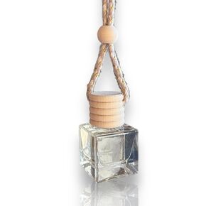 Hanging Fragrance Diffuser| Cube Shape | Cute Car Accessory | Long-Lasting Scent | Air Deodorizer, Freshener, Eco Friendly Diffuser, (Aloha)
