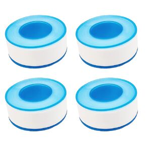Teflon Tape,Plumbers Tape,Plumbing Tape,PTFE Tape,Thread Tape,Plumber Tape for Shower Head,Pipe Sealing,Thread Seal,White (1/2 in 2 Rolls)