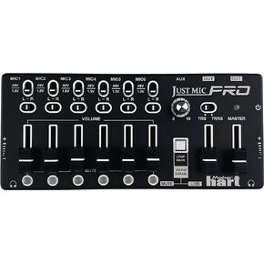 Maker hart Just Mic Multitrack Workstation /6 Mic IN-Mic Power/1 Stereo IN/4 OUT-TRS-TRRS/USB Audio IN&OUT/USB Mute