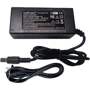 UpBright 12V AC/DC Adapter Compatible with Jackery Portable Power Station Explorer 160 240 E160 E240 Honda HLS290 167Wh 240Wh 14.4V Lithium ion Battery YHY-12005000 DS120060C8-W 12-30V 3.5A 5A Charger