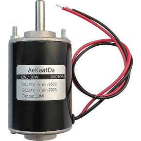 AeKeatDa محرك مغناطيسي دائم عالي السرعة بقدرة 30 وات، محرك تروس كهربائي قابل للعكس 12 فولت/24 فولت in Kuwait