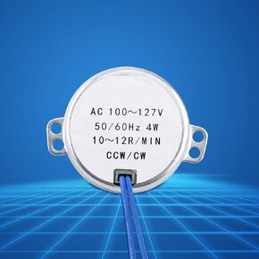 Ts 101 Synchronous Motor Ty 50B Motor Voltage 100 127V 4W Synchronous Motor 50 60Hz CCW Cw Geared Motor(15 18Rpm) (10-12RPM)