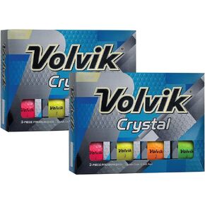 Volvik Crystal 3-Piece Premium Color Golf Balls Gift Set Bundle in Saudi Arabia