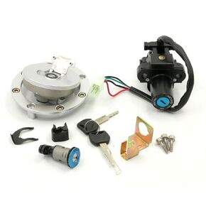 Alpha Rider Ignition Switch Fuel Gas Petrol Tank Cap Cover Lock Key Set for Honda CBR600RR F5 2003-2006 CBR929RR 2001-2002 CBR954RR 2002-2003