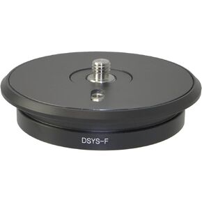 DSYS-F Flat Adapter 3/8" Stud 85mm Outer Diameter Gitzo Compatible/Tripod Video Head Desmond