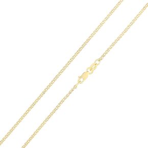Ioka 1.4mm 14K REAL Solid Gold Flat Open Wheat Necklace Chain For Women with Lobster Clasp | Dainty Layering Necklaces