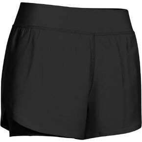 CRZ YOGA Girls 2 in 1 Dolphin Athletic Running Shorts with Pockets High Waist Teen Kid Workout Casual Tennis Soccer Split