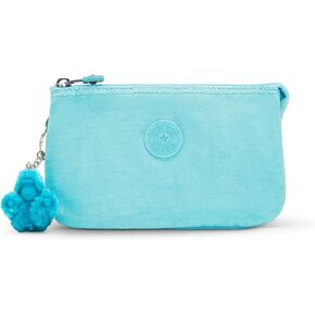 Kipling Women's Creativity Large Pouch, Versatile Cosmetics Kit, Lightweight Travel Organizer, Deepest Aqua