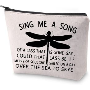 Sasenach Inspired Gifts Skye Boat Song Bags Sing Me A Song Of A Lass That Is Gone Makeup Bags Dragonfly Gifts (Sing Me A Song)
