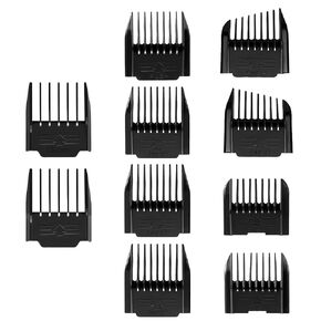 Professional Guide Combs for Pet Clippers 35-Tooth Cutter Head Black (10 pack)