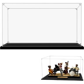 Acrylic Display Case for Lego 21334 Jazz Quartet, 18.5x7.48x9.44inches (47x19x24cm), Protect Your Collectibles from Dust with a Clear Showcase