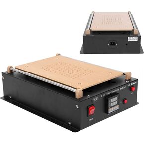 آلة فصل شاشة LCD من Eboxer، آلة فصل إصلاح الشاشة، فاصل إزالة شاشة LCD تعمل باللمس، مضخة تفريغ مدمجة، لشاشة LCD للهاتف مقاس 14 بوصة وأقل in Kuwait