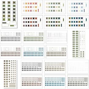 Rancco Sticky Tabs for Annotating Books with Planner Stickers, 6 Sheet Color Writable Page Tabs 12 Sheet Journal Stickers Index Tabs Self Adhesive for Weather Mood Days School Office Supplies Girls