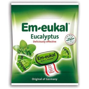 Soothing Eucalyptus Symphony: Dr. Soldan's Em-Eukal Lozenges (50g) - Cool Relief for Cough & Throat, Naturally! in Saudi Arabia
