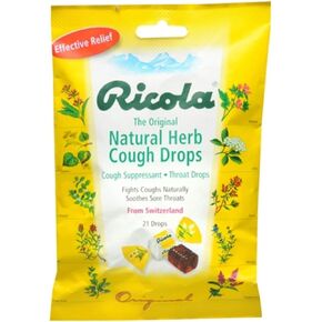 Ricola Natural Herb Cough Drops Original 21 Each (Pack of 5)