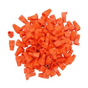 RHCXCYTJ RJ-45 Strain Relief Boots RJ45 Boots Plastic Network Wire,100 PCS CAT5,CAT5E,CAT6 Plastic RJ45 Ethernet Network Cable Strain Relief Boots (Green)