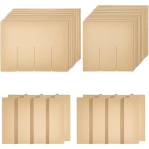 4 Sets Glass Divider Kits for Moving Dish Packing Kitchen Moving Boxes Kit Cardboard Dividers for Packing Shipping, Box Not Included