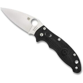 Spyderco Manix 2 Folder 3.38 in Plain Black FRN Handle