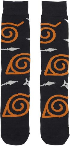 Bioworld Naruto Anime Icons Adult 6-Pair Casual Crew Socks with Tin Tote in Saudi Arabia
