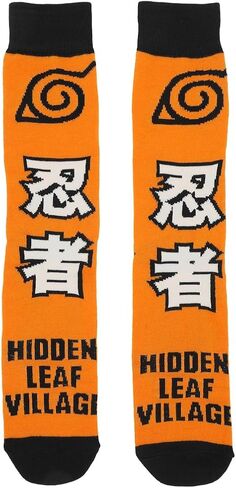 Bioworld Naruto Anime Icons Adult 6-Pair Casual Crew Socks with Tin Tote in Saudi Arabia