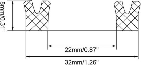 uxcell Hydraulic Seal, Piston Shaft U32i PU Oil Sealing O-Ring, 30mm x 40mm x 6mm in Saudi Arabia