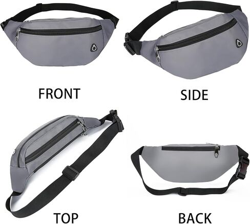 حزم فاني للرجال النساء مقاومة للماء المشي لمسافات طويلة محافظ الخصر حزمة حقيبة الهاتف حزمة تحمل جميع الهواتف لتشغيل المشي السفر in Kuwait