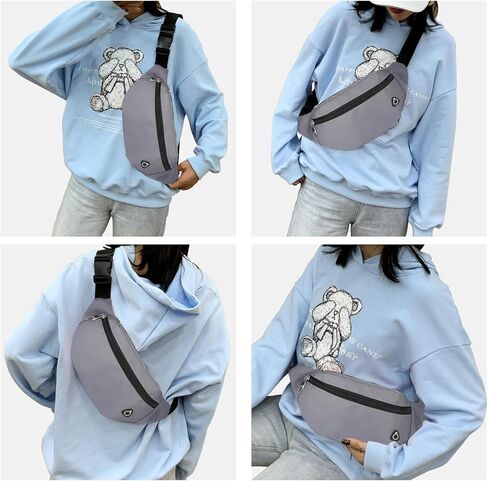 حزم فاني للرجال النساء مقاومة للماء المشي لمسافات طويلة محافظ الخصر حزمة حقيبة الهاتف حزمة تحمل جميع الهواتف لتشغيل المشي السفر in Kuwait