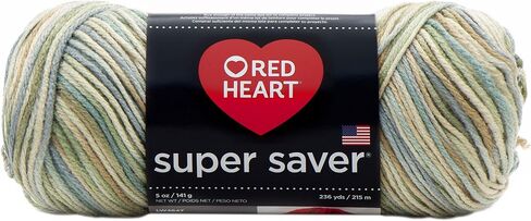 خيوط RED HEART Super Saver، عبوة واحدة، طباعة أسبن in Saudi Arabia