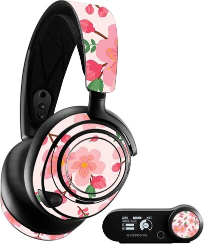 غلاف MightySkins متوافق مع SteelSeries Arctis Nova Pro - Lilies in Bloom | غطاء ملتف واقٍ ومتين وفريد ​​من نوعه من الفينيل | سهل التطبيق والإزالة وتغيير الأنماط | صنع في الولايات المتحدة الأمريكية in Saudi Arabia