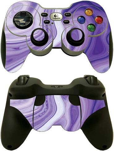MightySkins Skin Compatible with Logitech Wireless Gamepad F710 - Color Splash | Protective, Durable, and Unique Vinyl Decal wrap Cover | Easy to Apply, Remove, and Change Styles | Made in The USA in Saudi Arabia