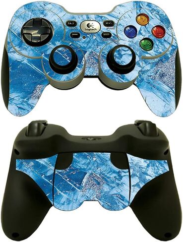 MightySkins Skin Compatible with Logitech Wireless Gamepad F710 - Color Splash | Protective, Durable, and Unique Vinyl Decal wrap Cover | Easy to Apply, Remove, and Change Styles | Made in The USA in Saudi Arabia