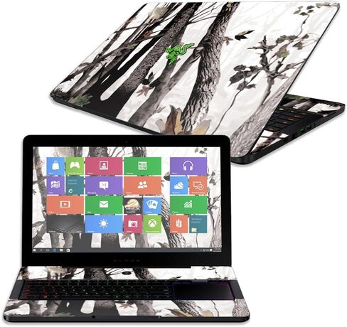 MightySkins Skin Compatible with Razer Blade Pro 17" - Artic Camo | Protective, Durable, and Unique Vinyl Decal wrap Cover | Easy to Apply, Remove, and Change Styles | Made in The USA in Saudi Arabia