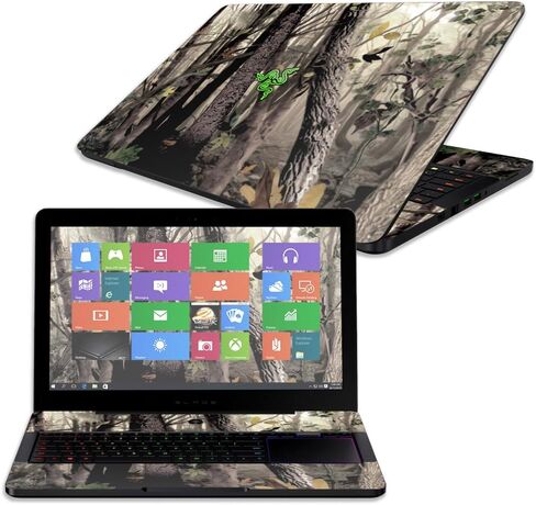 MightySkins Skin Compatible with Razer Blade Pro 17" - Artic Camo | Protective, Durable, and Unique Vinyl Decal wrap Cover | Easy to Apply, Remove, and Change Styles | Made in The USA in Saudi Arabia